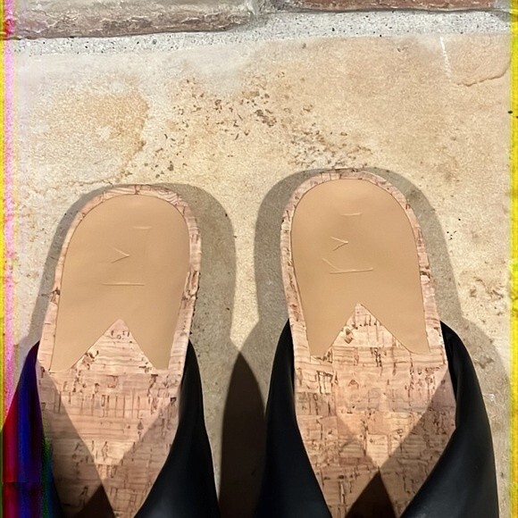 Flattered Lou Twisted Crossover Cork Vegan Leather Sandals - Picture 5 of 7